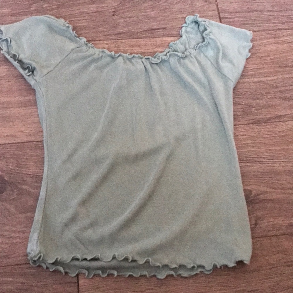 Forever 21 Girl’s Off The Shoulder Crop Top